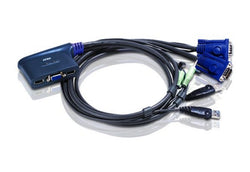 Aten Petite 2 Port Usb Vga Kvm Switch With Audio