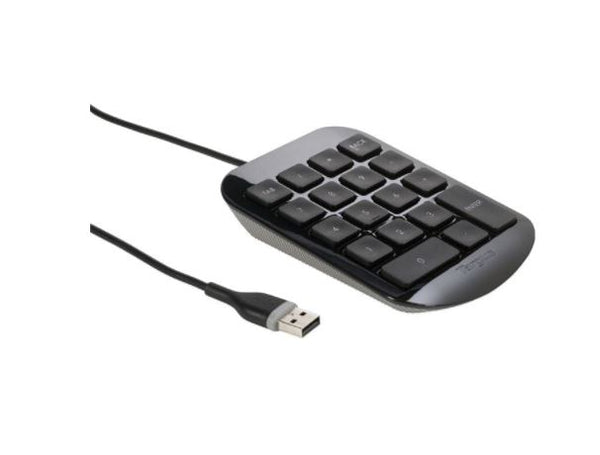  Targus Numeric Keypad with USB Corded, Fits PC/Mac/Chrome - Full size 19mm keys / Wired Keyboard - Black