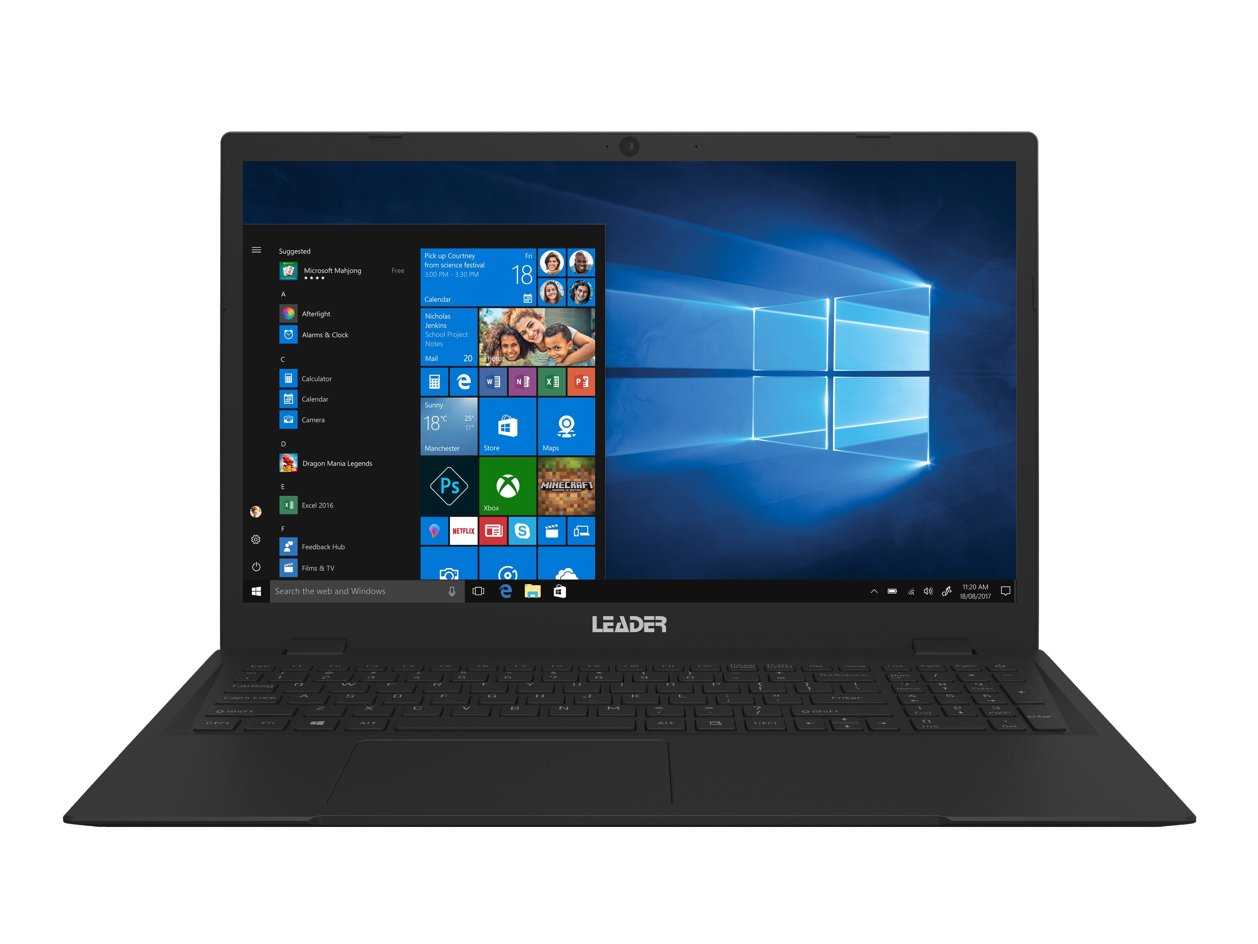 LEADER Companion 530W11PRO Notebook, 15.6' Full HD, Celeron, 4GB, 128G