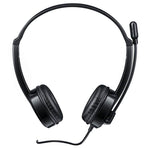 Wired Stereo Headsets With Hd Voice & Rotary Microphone (H100)