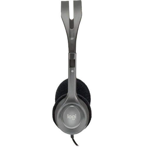  H110 Stereo Headset With Adjustable Mic For Pc/Mac