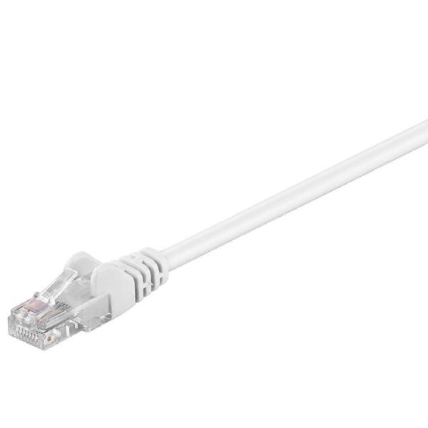  Cat5E Patch Lead White 1M New Retail Pack