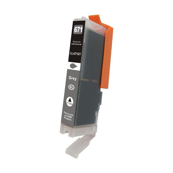  Cli-671Xl Gray Premium Compatible Inkjet Cartridge