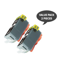 2 X Pgi-525 Pigment Black Compatible Inkjet Cartridge