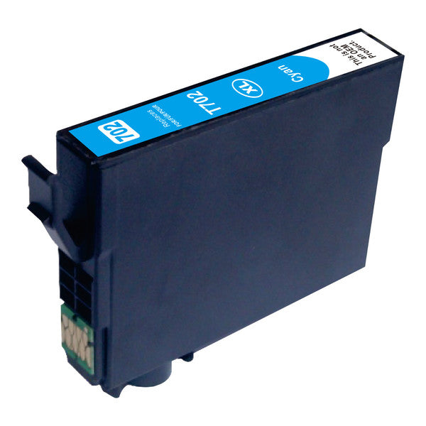  Cyan Compatible Inkjet Cartridge Replacement For 702Xl Cyan