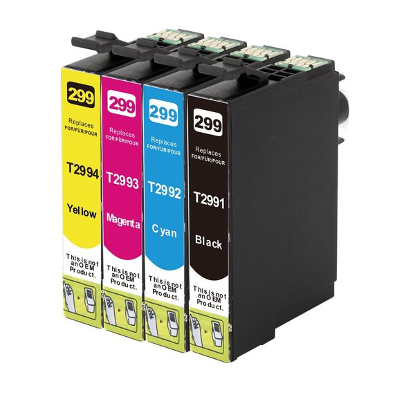  29Xl Compatible Inkjet Cartridge Set 4 Ink Cartridges [Boxed Set]
