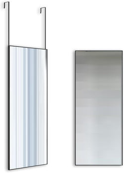 Full-Length Mirror Long Standing For Bedroom And Bathroom (106 X 35 Cm, Black)