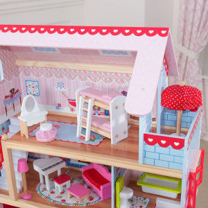 Doll Cottage With Furniture For Kids (Model 1)