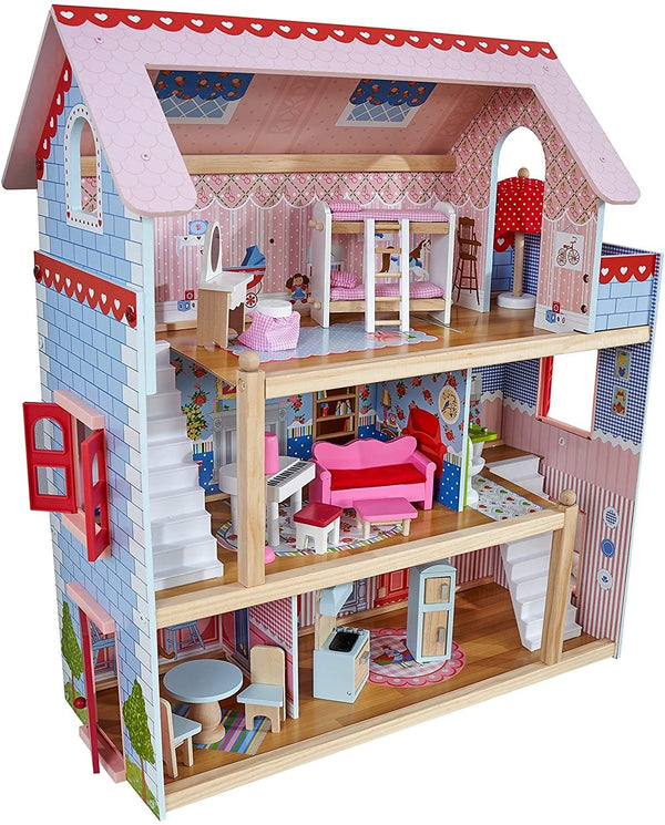  Doll Cottage With Furniture For Kids (Model 1