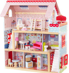 Doll Cottage With Furniture For Kids (Model 1)