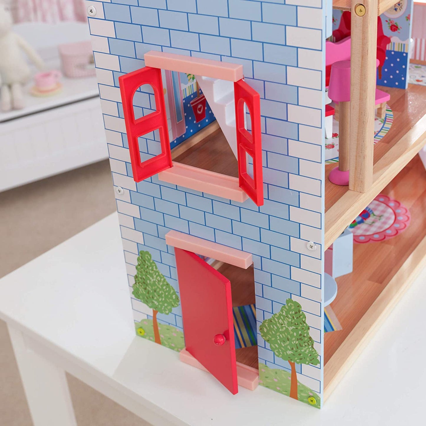 Doll Cottage With Furniture For Kids (Model 1)