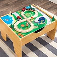 2-In-1 Activity Table With Board For Kids 64 X 60 X 40 Cm