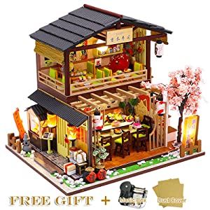 Dollhouse Miniature Kit With Furniture, Dust Proof, And Music - Asia (1:24 Scale)