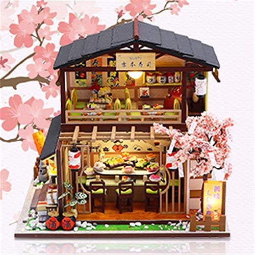 Dollhouse Miniature Kit With Furniture, Dust Proof, And Music - Asia (1:24 Scale)