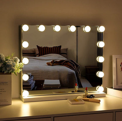 Hollywood Vanity Style Led Makeup Mirror Lights (Mirror Not Included)