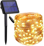 200 Waterproof Led Solar Fairy Lights Outdoor With 8 Modes