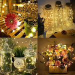 200 Waterproof Led Solar Fairy Lights Outdoor With 8 Modes