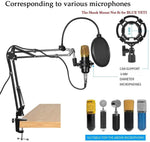 Microphone Radio Broadcasting Stand with 3/8