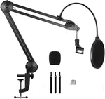 Heavy-Duty Microphone Arm Stand: Suspension Boom, 6