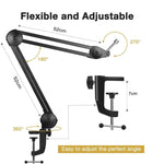 Heavy-Duty Microphone Arm Stand: Suspension Boom, 6
