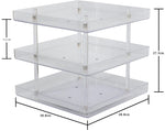 360 Rotating 3-Tier Makeup & Nail Polish Display Rack