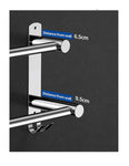Stretchable Towel Bar For Bathroom And Kitchen (45-75 Cm, Two Bars)