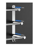 Stretchable Towel Bar For Bathroom And Kitchen (45-75 Cm, Three Bars)