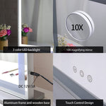 10X Magnification Mirror With Dimmable Light (71 X 57 Cm,)