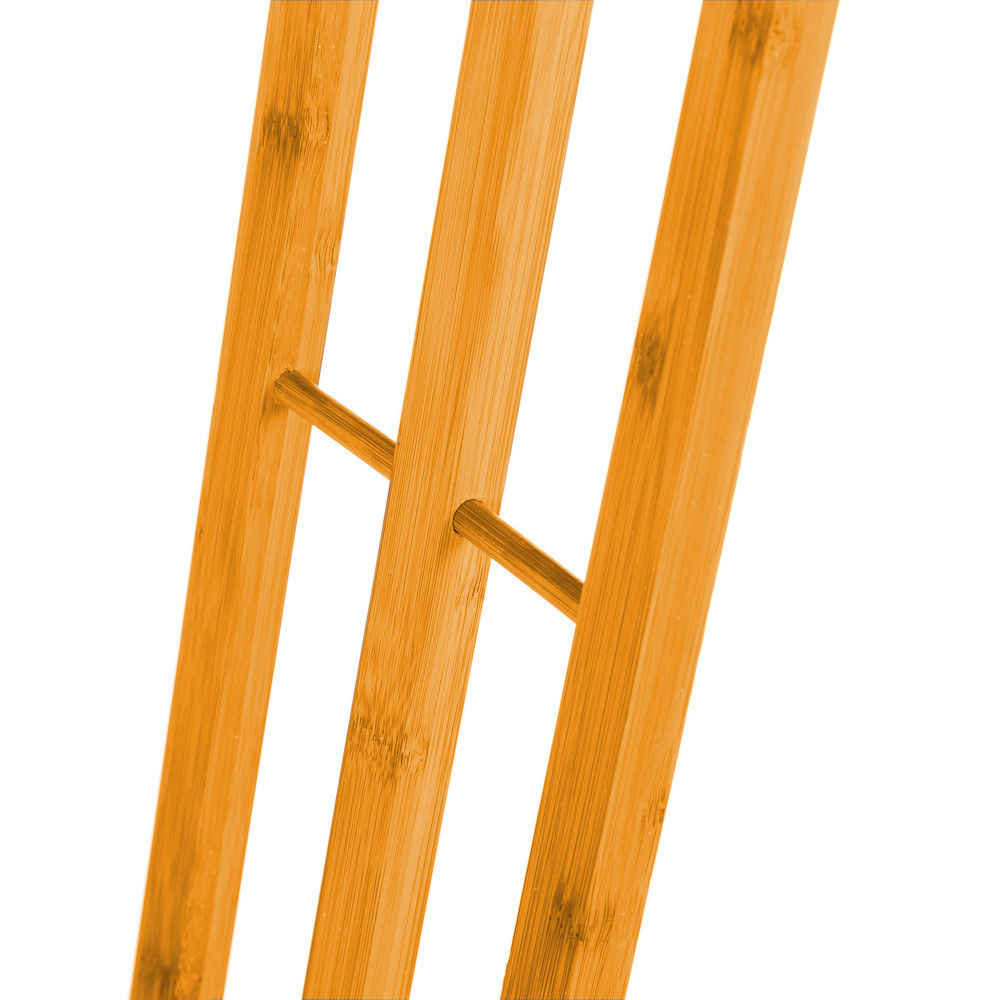 Bamboo Towel Bar Holder Rack 3-Tier Freestanding