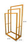 Bamboo Towel Bar Holder Rack 3-Tier Freestanding