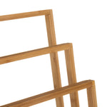 Bamboo Towel Bar Holder Rack 3-Tier Freestanding