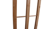 Bamboo Towel Bar Metal Holder Rack 3-Tier Freestanding