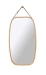Hanging Full Length Wall Mirror - Solid Bamboo Frame