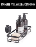 2-Pack Rectangular Corner Shower Caddy With Suction Cups