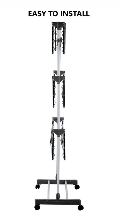 Folding 3 Tier Clothes Laundry Drying Rack