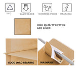 4 Pack - 2 X Fabric Drawer Organizer And 2 X Storage For Clothes (Beige)