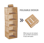 4 Pack - 2 X Fabric Drawer Organizer And 2 X Storage For Clothes (Beige)