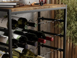 Heavy-Duty 6-Tier Wine Rack - 30 Bottle Storage Wooden Countertop