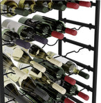 Heavy-Duty 6-Tier Wine Rack - 30 Bottle Storage Wooden Countertop