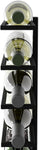 Stylish Metal Wall Wine Rack - Holds 10 Bottles