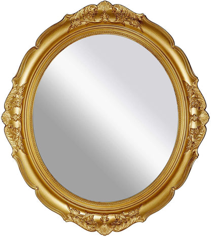 Oval Antique Vintage Hanging Wall Mirror for Bedroom