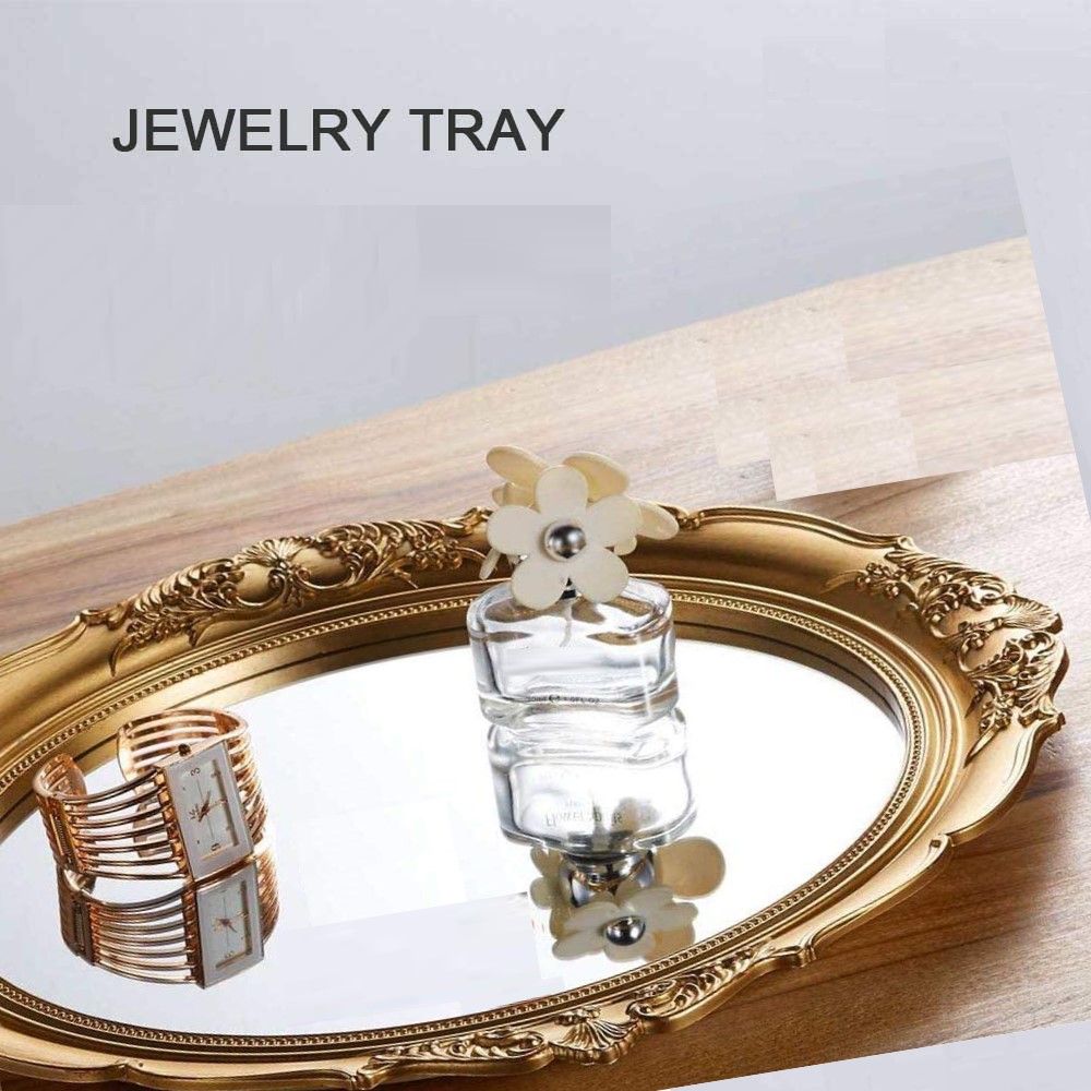 Oval Antique Vintage Hanging Wall Mirror for Bedroom