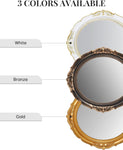 Oval Antique Vintage Hanging Wall Mirror for Bedroom