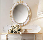 Oval Antique Vintage Hanging Wall Mirror for Bedroom and Livingroom