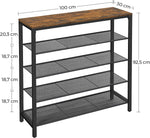 Shoe Rack Storage Organiser 4 Shelves