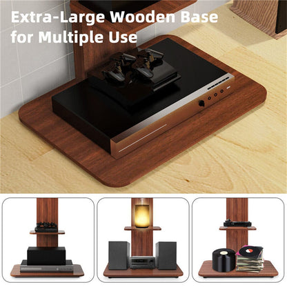 Adjustable Tv Floor Stand Black 600x400cm