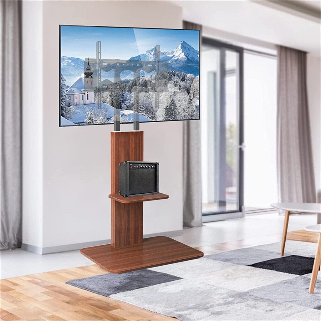 Adjustable Tv Floor Stand Black 600x400cm