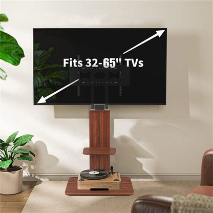 Adjustable Tv Floor Stand Black 600x400cm