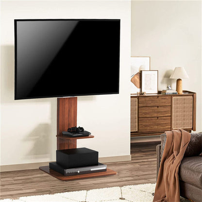 Adjustable Tv Floor Stand Black 600x400cm
