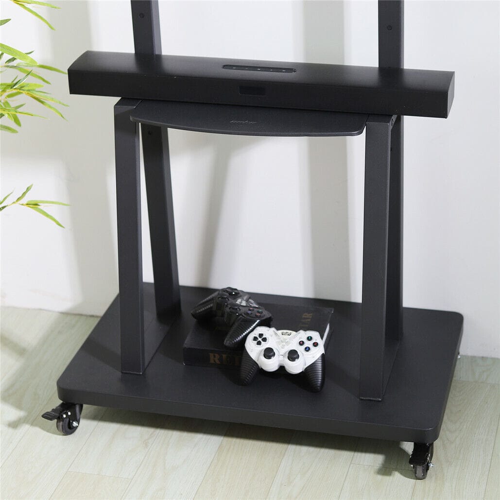 Rolling TV Stand With Adjustable Mount 62x40x162cm
